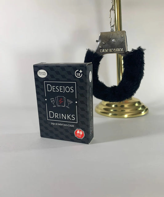 Jogo Desejos e Drinks + Algema Brinde