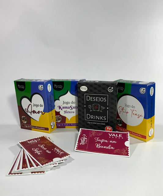 Kit 5 Jogos - Noite Completa